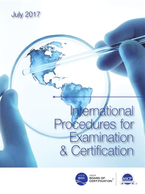 ascp international eligibility|International Procedures for Examination & Certification.